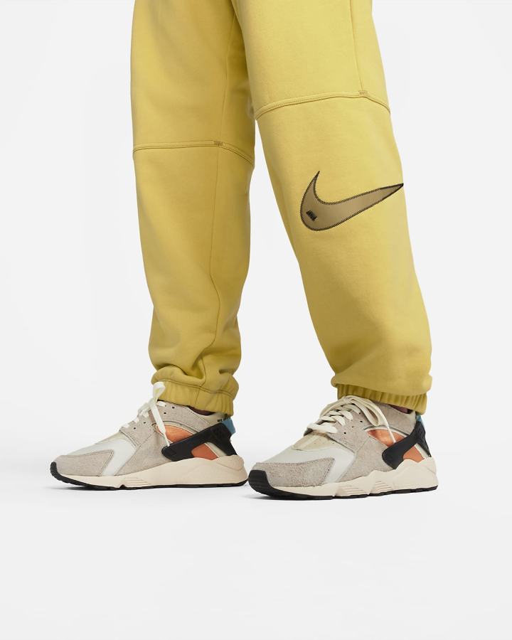 Pantalones Jogger Nike Sportswear Swoosh High-Rise Mujer Negras | WOUHA-3891