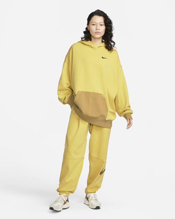 Pantalones Jogger Nike Sportswear Swoosh High-Rise Mujer Negras | WOUHA-3891