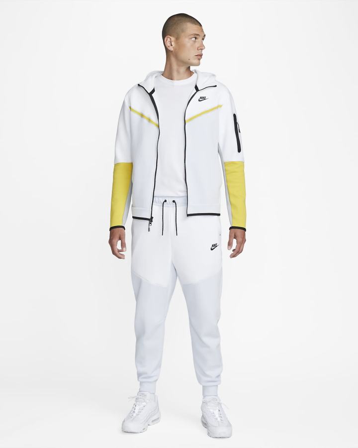 Pantalones Jogger Nike Sportswear Tech Fleece Hombre Gris Blancas Negras | DJXRO-6734