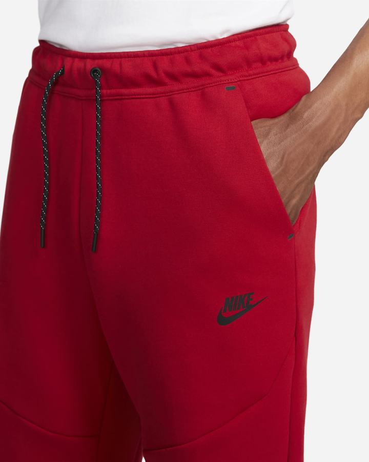 Pantalones Jogger Nike Sportswear Tech Fleece Hombre Rojas Negras | EGLMH-6519