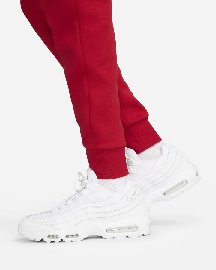 Pantalones Jogger Nike Sportswear Tech Fleece Hombre Rojas Negras | EGLMH-6519
