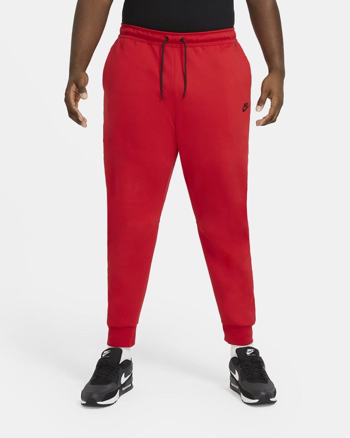 Pantalones Jogger Nike Sportswear Tech Fleece Hombre Rojas Negras | EPMLB-7364