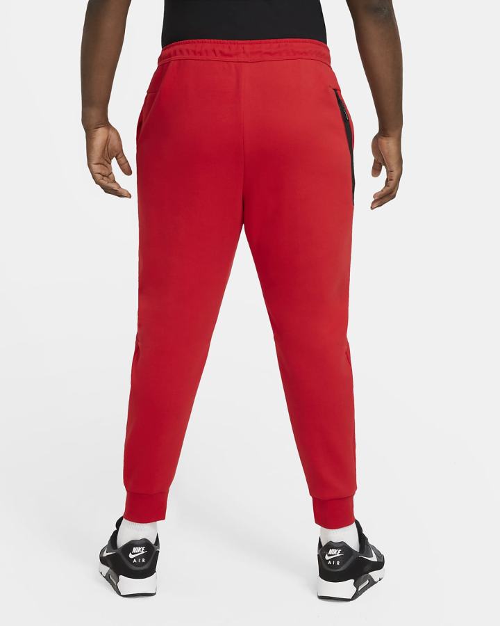 Pantalones Jogger Nike Sportswear Tech Fleece Hombre Rojas Negras | EPMLB-7364