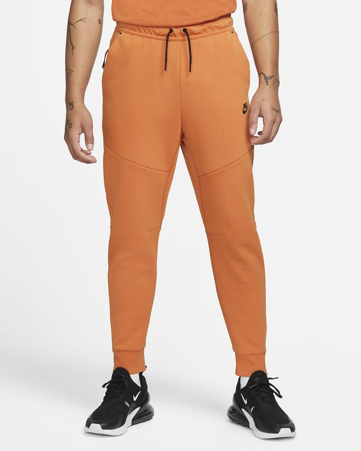 Pantalones Jogger Nike Sportswear Tech Fleece Hombre Amarillo Oscuro Negras | QHSRE-7826