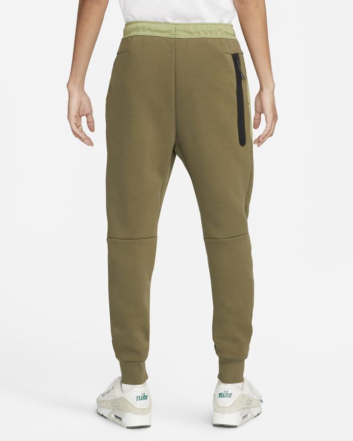 Pantalones Jogger Nike Sportswear Tech Fleece Hombre Verde Oliva Negras | UWCTP-7105