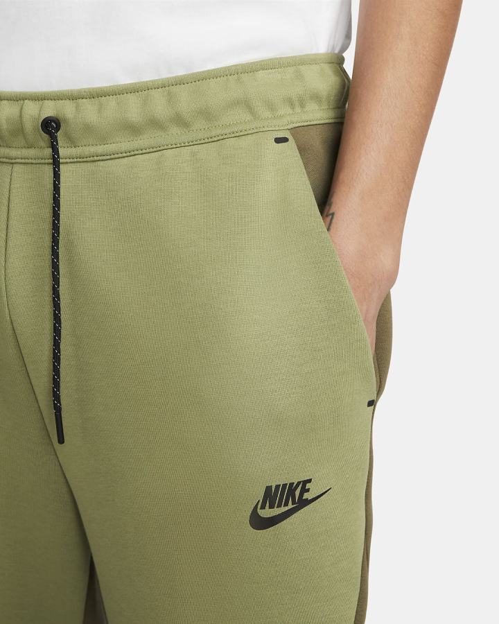 Pantalones Jogger Nike Sportswear Tech Fleece Hombre Verde Oliva Negras | UWCTP-7105