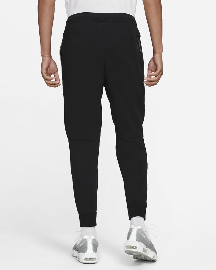 Pantalones Jogger Nike Sportswear Tech Fleece Hombre Negras Gris Oscuro Blancas | VRLDQ-6184