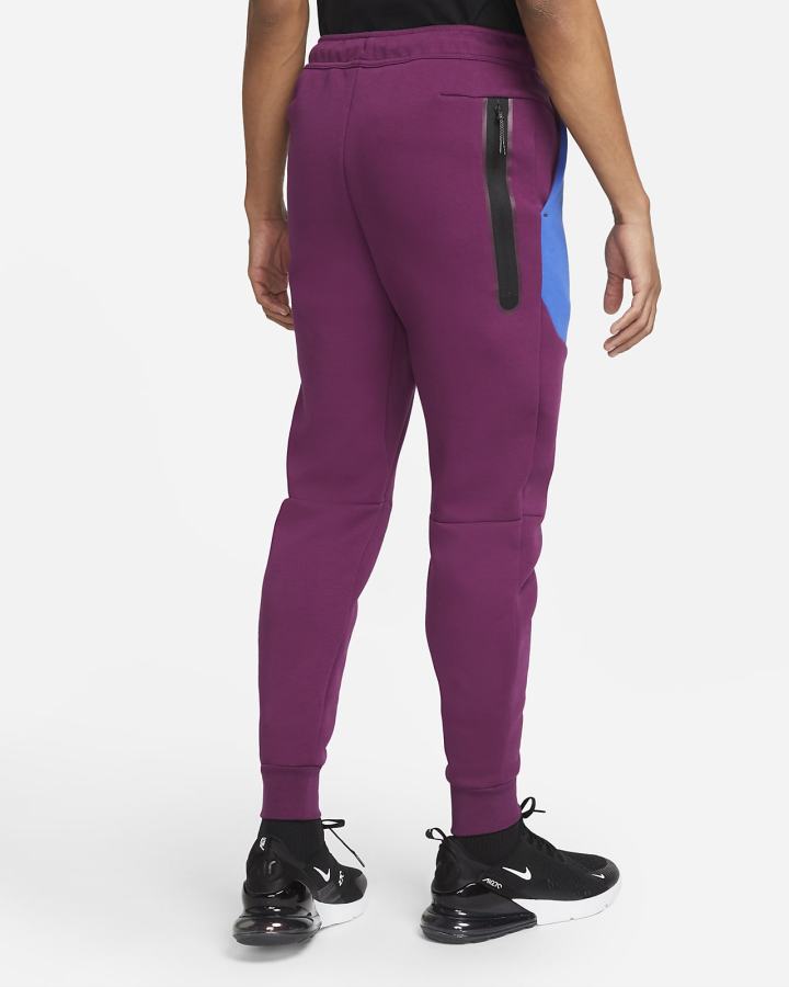 Pantalones Jogger Nike Sportswear Tech Fleece Hombre Azul Real Negras | XNMPB-6245