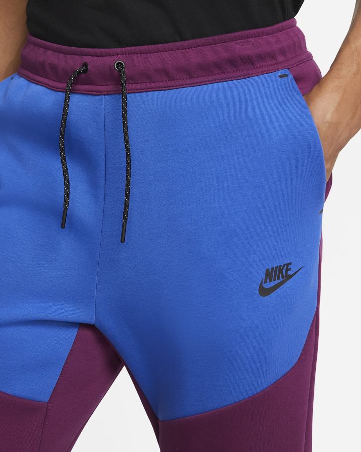 Pantalones Jogger Nike Sportswear Tech Fleece Hombre Azul Real Negras | XNMPB-6245