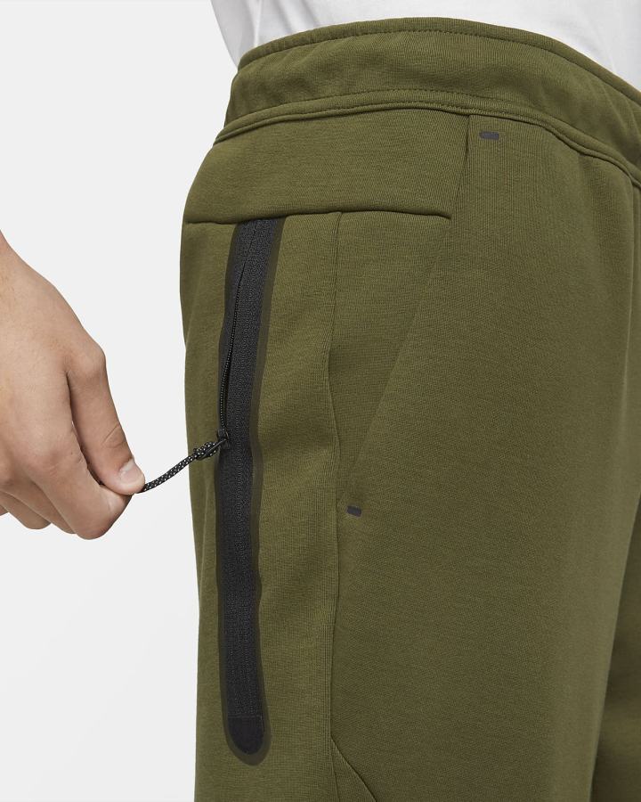 Pantalones Jogger Nike Sportswear Tech Fleece Hombre Verde Negras | XUBNZ-1739