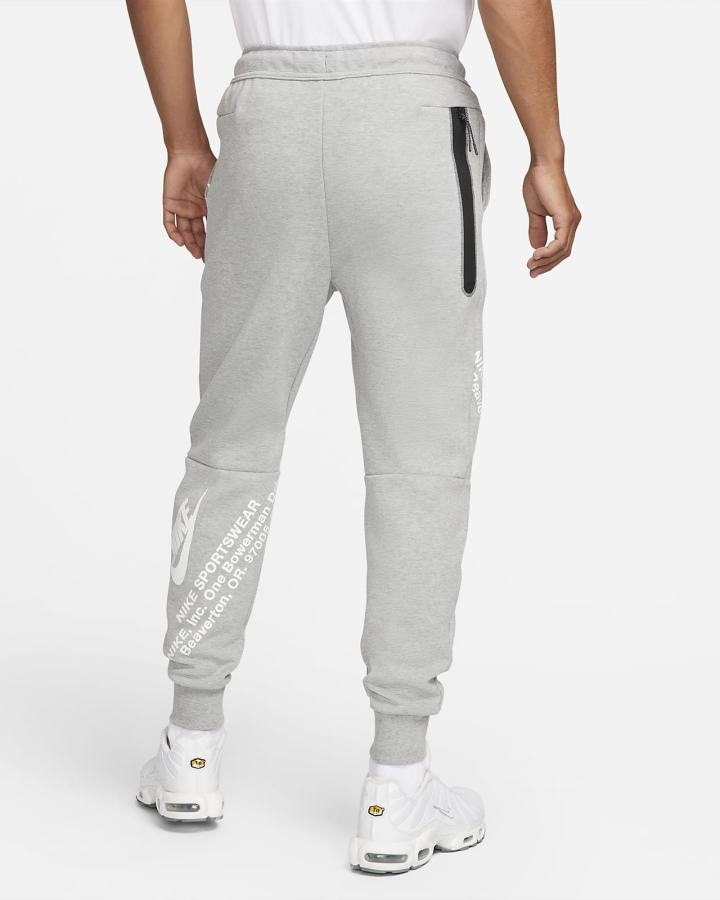 Pantalones Jogger Nike Sportswear Tech Fleece Hombre Gris Oscuro Blancas | ZAPJV-2831