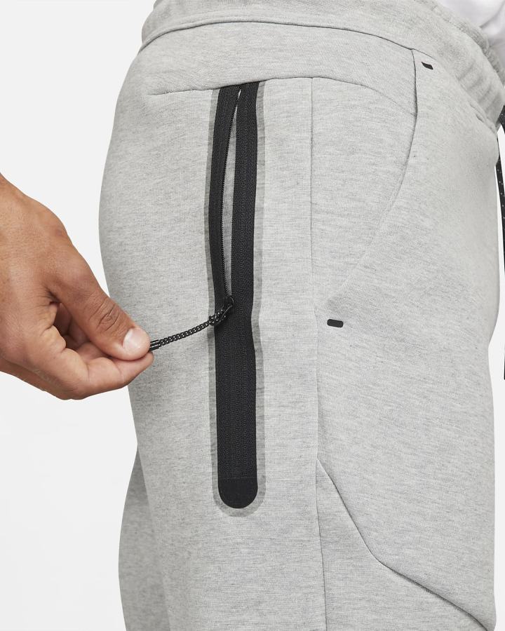 Pantalones Jogger Nike Sportswear Tech Fleece Hombre Gris Oscuro Blancas | ZAPJV-2831