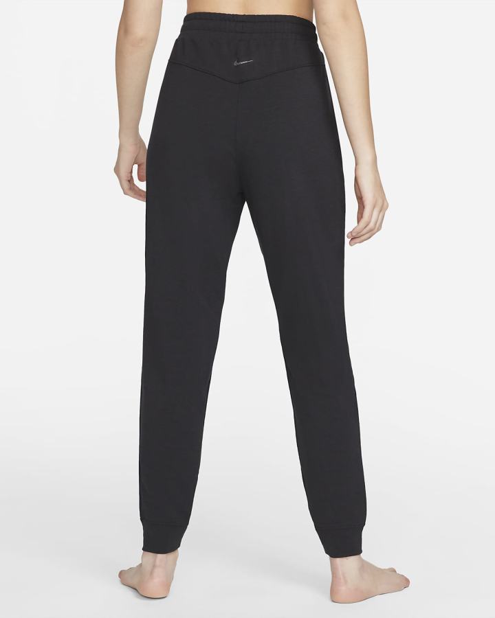 Pantalones Jogger Nike Yoga Dri-FIT 7/8 Fleece Mujer Negras Gris | BOGEI-9468