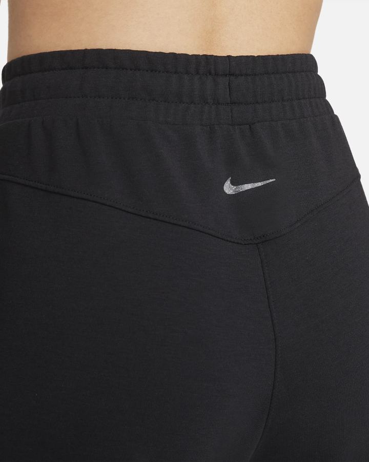 Pantalones Jogger Nike Yoga Dri-FIT 7/8 Fleece Mujer Negras Gris | BOGEI-9468