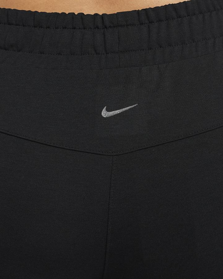 Pantalones Jogger Nike Yoga Dri-FIT 7/8 Fleece Mujer Negras Gris | EGJVR-8539