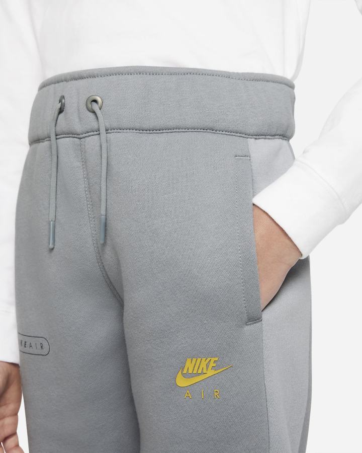 Pantalones Nike Air Kids Niño Gris Gris Claro Blancas | GQXSH-8175