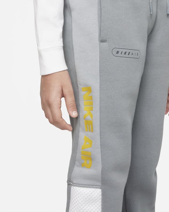 Pantalones Nike Air Kids Niño Gris Gris Claro Blancas | GQXSH-8175