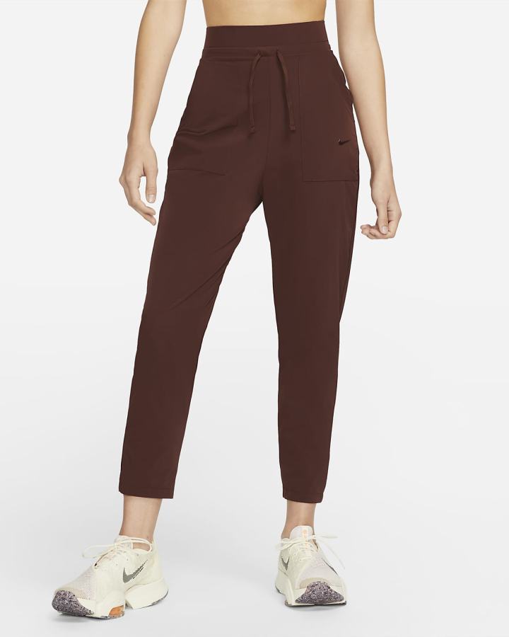 Pantalones Nike Bliss Luxe 7/8 Training Mujer Marrones | COUQE-4216