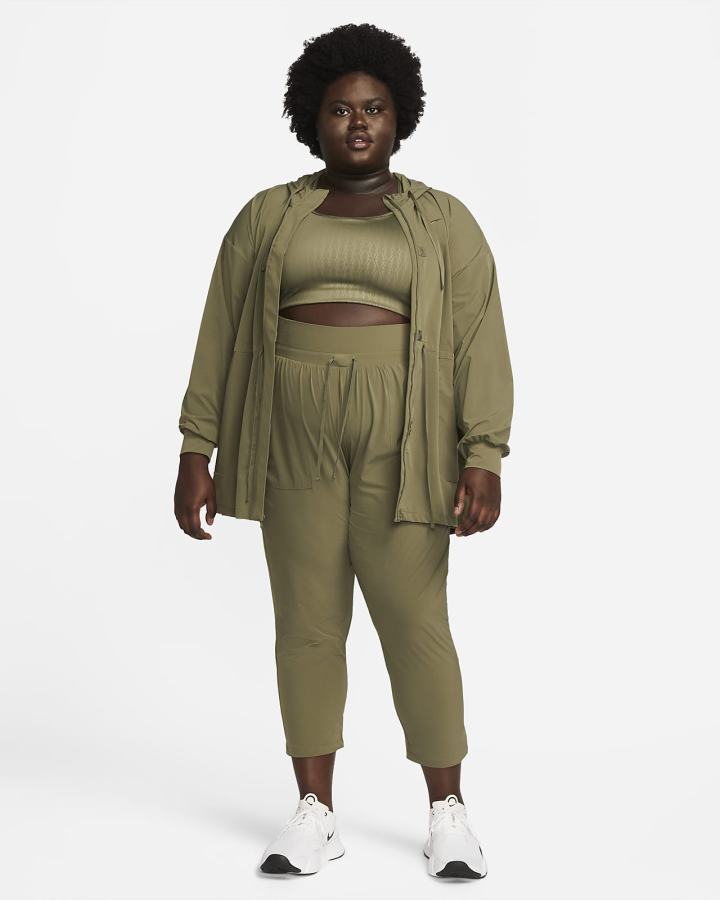 Pantalones Nike Bliss Luxe 7/8 Training Mujer Verde Oliva | MGEHB-5942