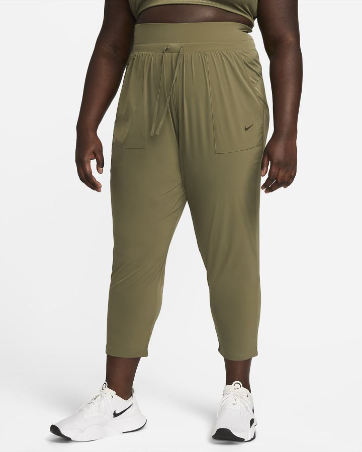 Pantalones Nike Bliss Luxe 7/8 Training Mujer Verde Oliva | MGEHB-5942