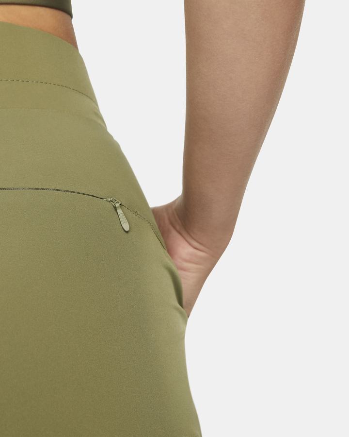 Pantalones Nike Bliss Luxe 7/8 Training Mujer Verde Oliva | YDZTX-2670