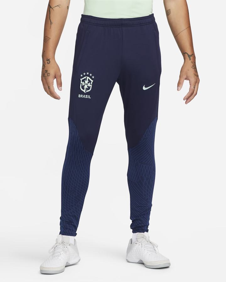 Pantalones Nike Brazil Strike Dri-FIT Knit Soccer Hombre Azules | IBOJR-8504