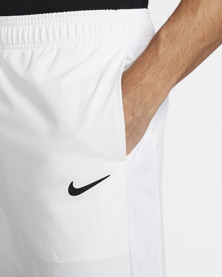 Pantalones Nike Court Advantage Tennis Hombre Blancas Negras | IZVKL-6802