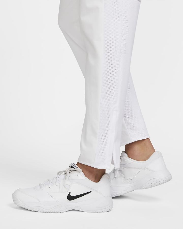 Pantalones Nike Court Advantage Tennis Hombre Blancas Negras | IZVKL-6802
