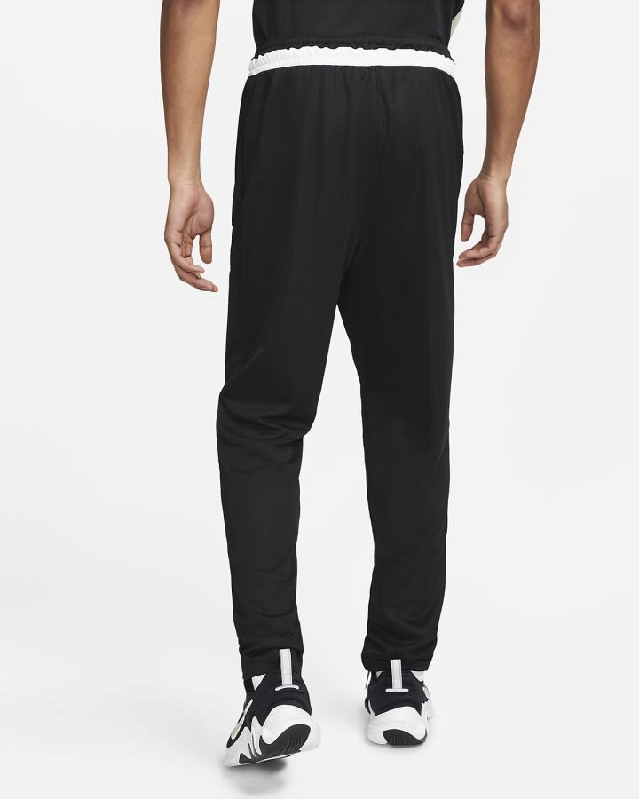 Pantalones Nike Dri-FIT Basketball Hombre Negras Blancas | HXUPE-6578