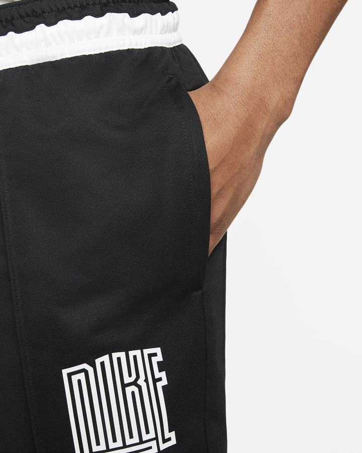 Pantalones Nike Dri-FIT Basketball Hombre Negras Blancas | HXUPE-6578