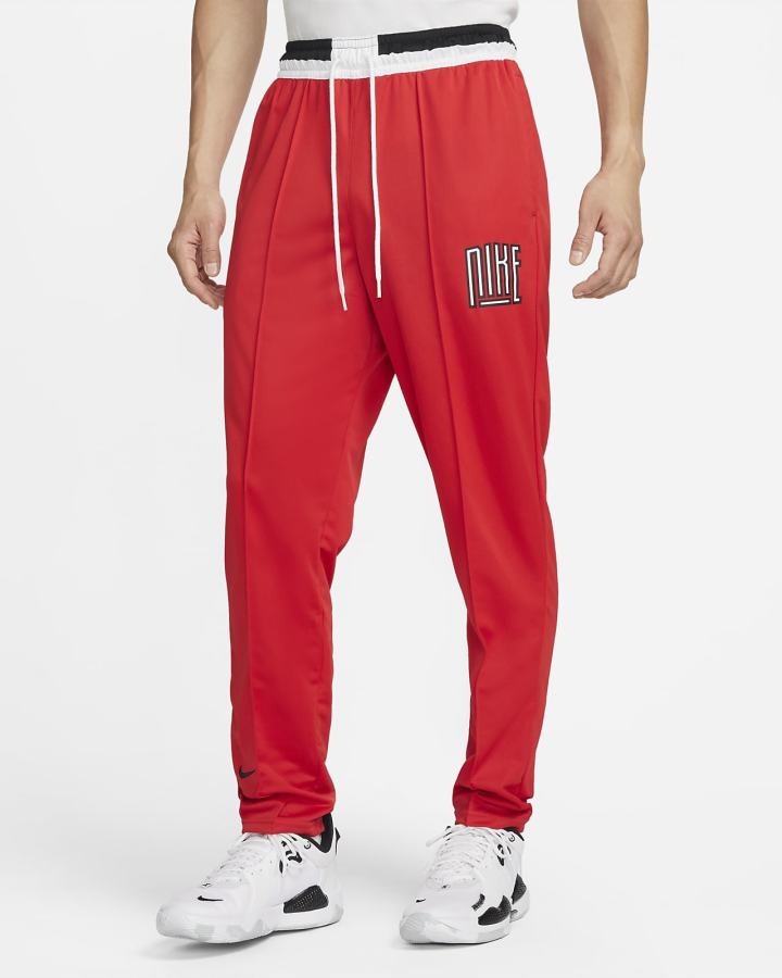 Pantalones Nike Dri-FIT Basketball Hombre Rojas Negras Blancas | INFYP-2805