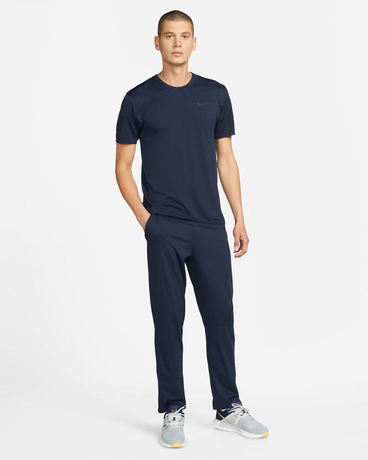 Pantalones Nike Dri-FIT Epic Knit Training Hombre Obsidian Azul Real Negras | LENUR-8714
