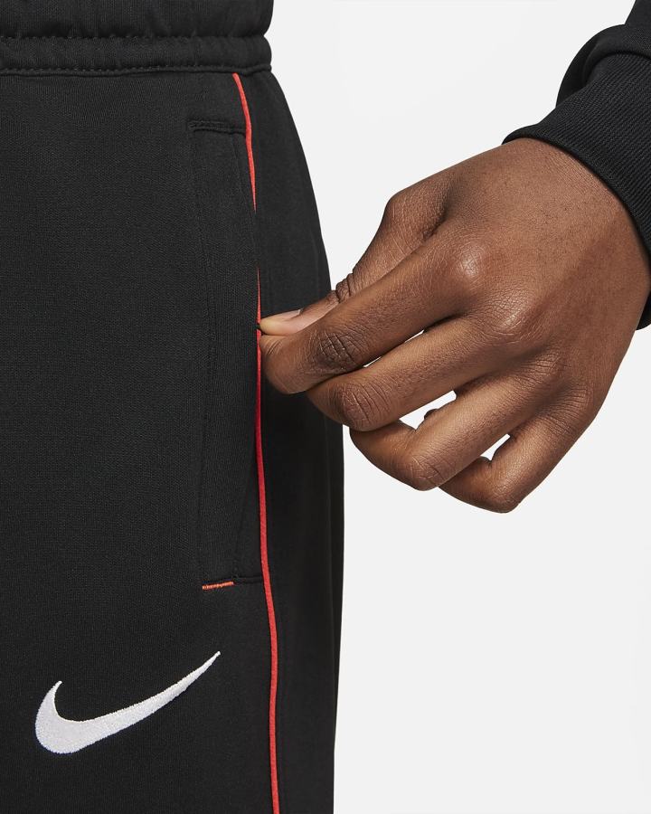 Pantalones Nike Dri-FIT F.C. Libero Kids Soccer Niño Negras Rojas Blancas | MPCYT-0249