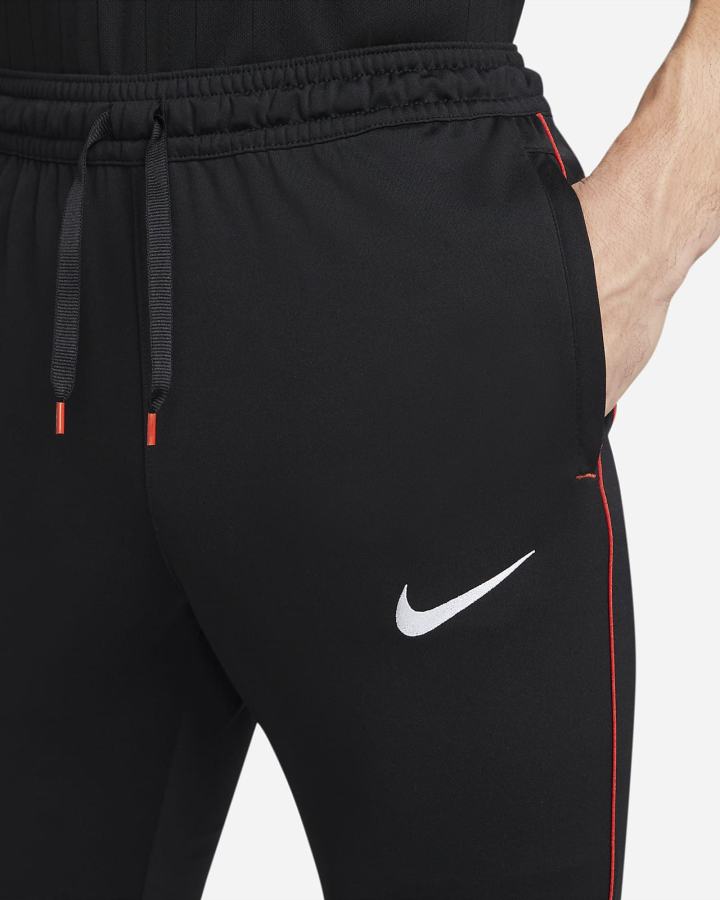 Pantalones Nike Dri-FIT F.C. Libero Soccer Hombre Negras Rojas Blancas | NCATH-8295