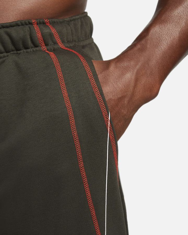 Pantalones Nike Dri-FIT Fleece Tapered Running Hombre Rojas | WOUGI-3729