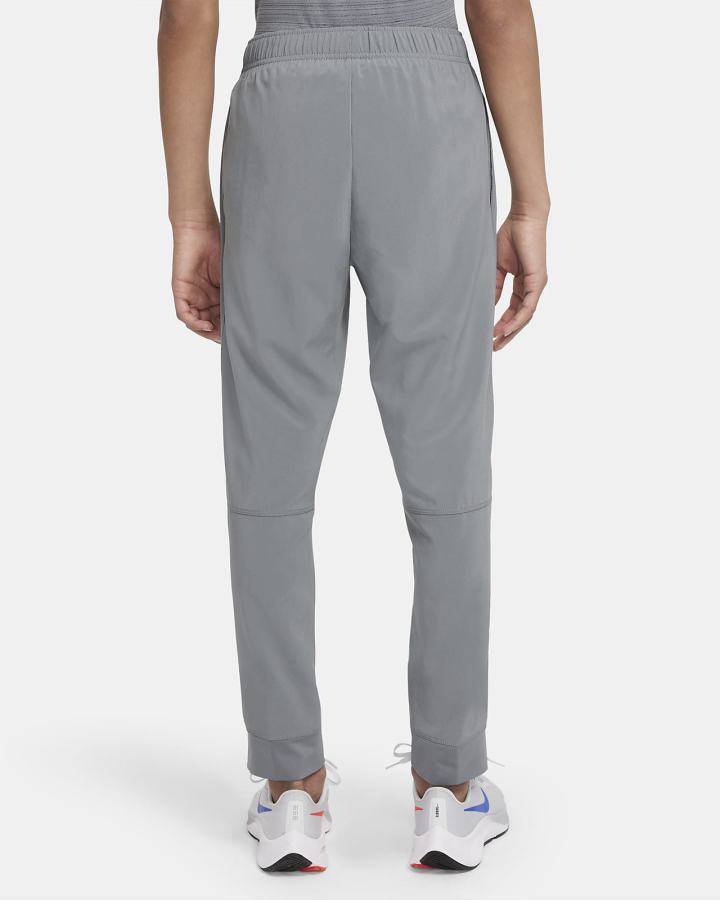 Pantalones Nike Dri-FIT Kids Woven Training Niño Gris | BZMKQ-6840