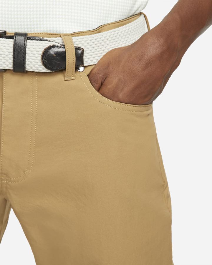 Pantalones Nike Dri-FIT Repel 5-Pocket Slim Fit Golf Hombre Marrones | PLBAW-9751