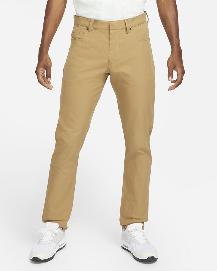 Pantalones Nike Dri-FIT Repel 5-Pocket Slim Fit Golf Hombre Marrones | PLBAW-9751