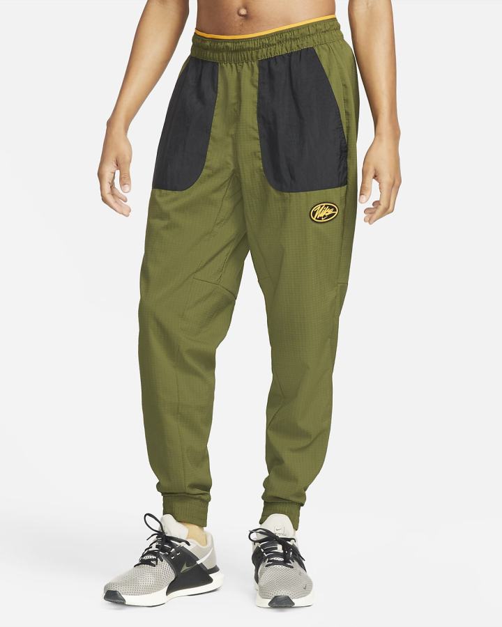 Pantalones Nike Dri-FIT Sport Clash Training Hombre Verde Negras | IOJPG-7410
