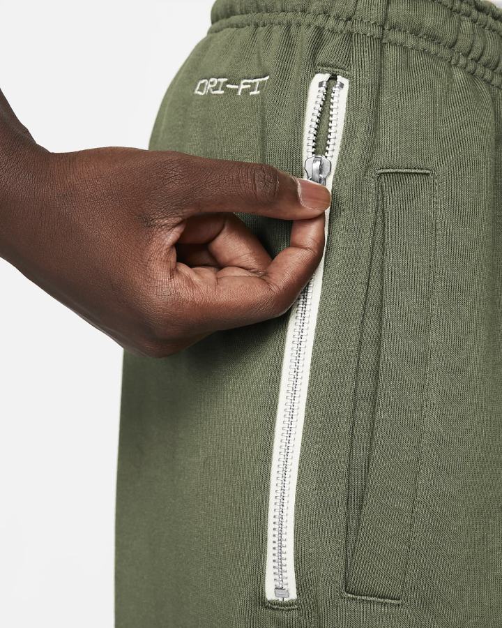 Pantalones Nike Dri-FIT Standard Issue Basketball Hombre Verde Oliva Blancas | OLHPD-4236