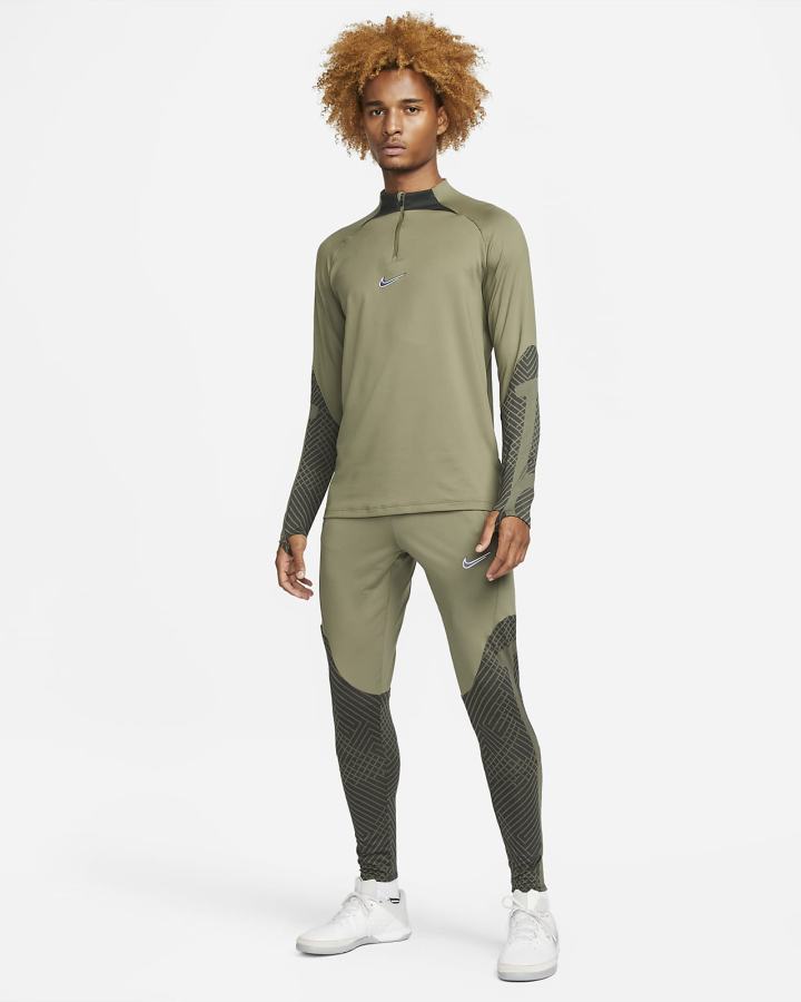 Pantalones Nike Dri-FIT Strike Soccer Hombre Verde Oliva Blancas | XINOZ-1874