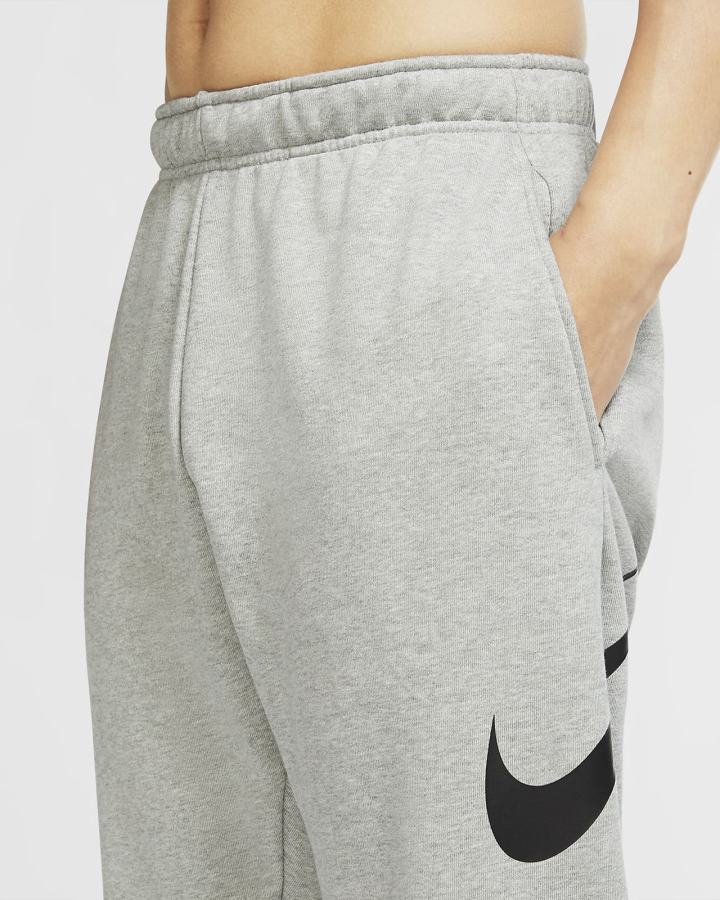 Pantalones Nike Dri-FIT Tapered Training Hombre Gris Oscuro Negras | ARNDK-5012