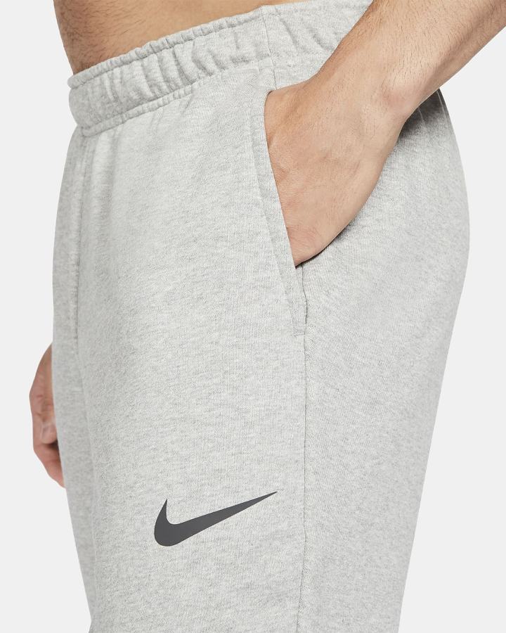 Pantalones Nike Dri-FIT Tapered Training Hombre Gris Oscuro Negras | LDZBR-0536