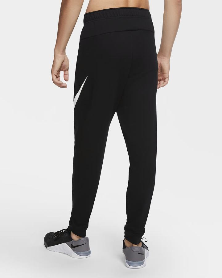 Pantalones Nike Dri-FIT Tapered Training Hombre Negras Blancas | SPHOA-3597