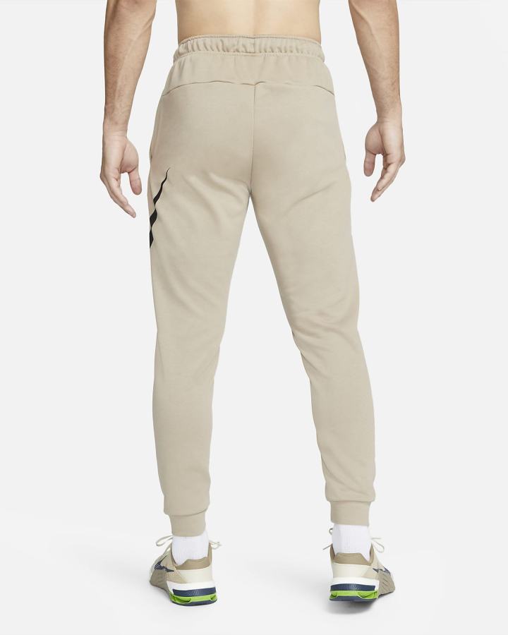 Pantalones Nike Dri-FIT Tapered Training Hombre Kaki Negras | UIELQ-3741
