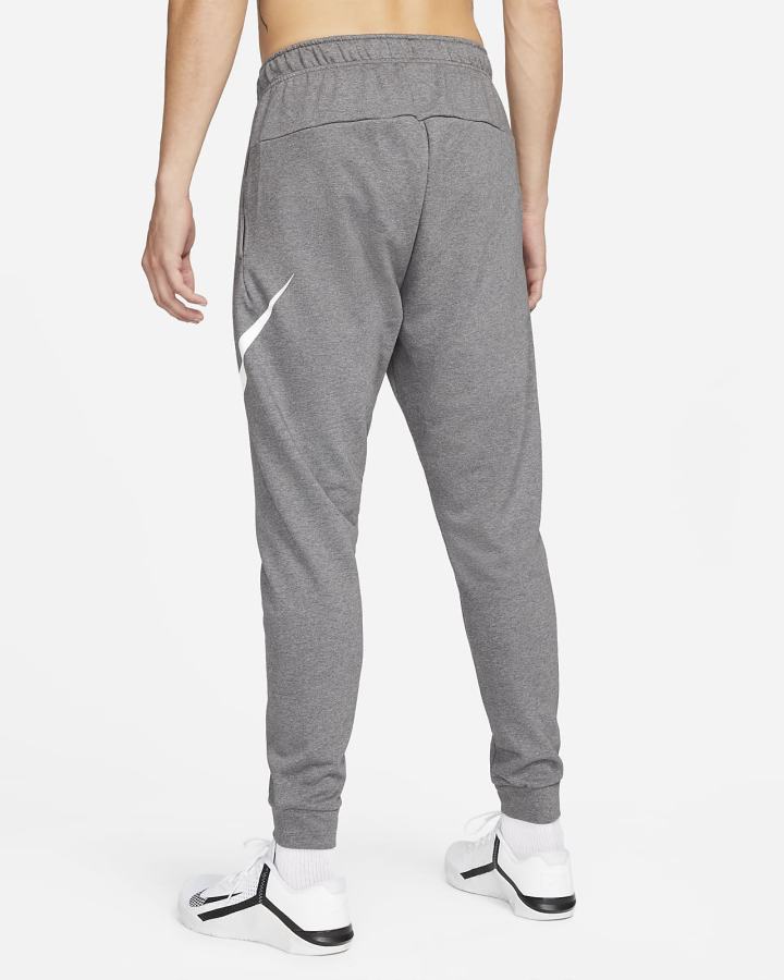 Pantalones Nike Dri-FIT Tapered Training Hombre Gris Blancas | UZOSG-2648