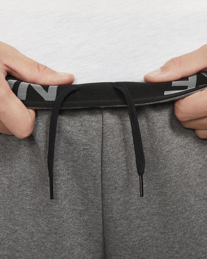 Pantalones Nike Dri-FIT Tapered Training Hombre Gris Negras | XHINU-0523
