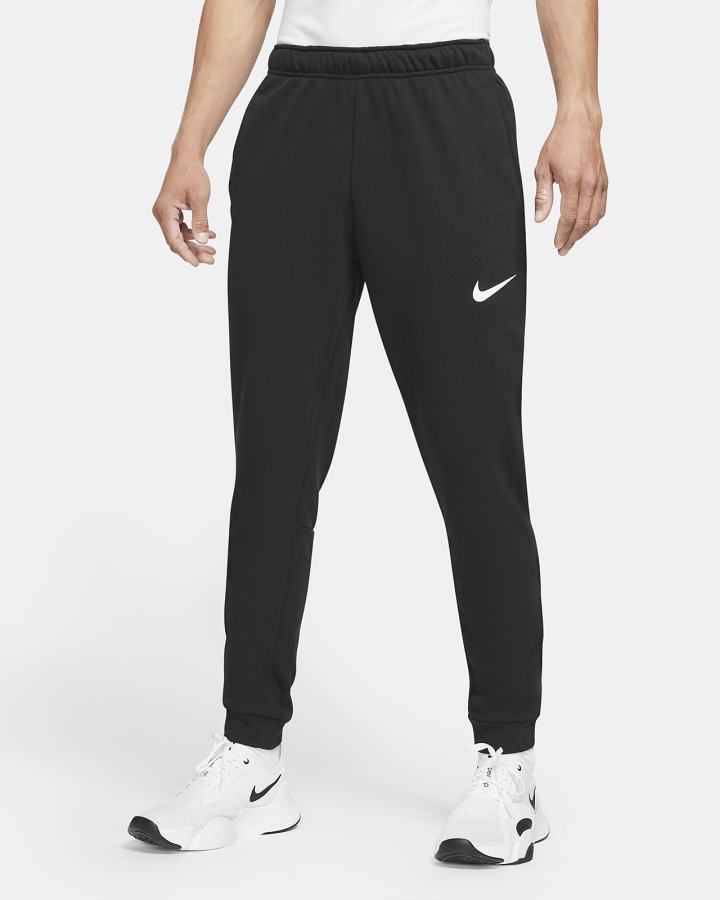 Pantalones Nike Dri-FIT Tapered Training Hombre Negras Blancas | YIFPJ-8605