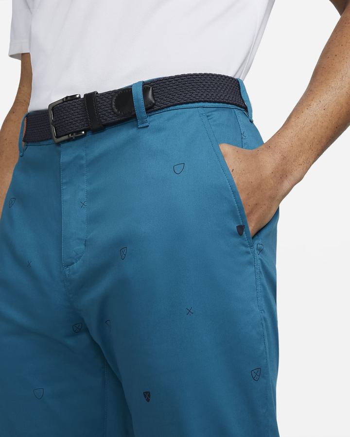 Pantalones Nike Dri-FIT UV Printed Golf Chino Hombre Azules | IXHAM-3518