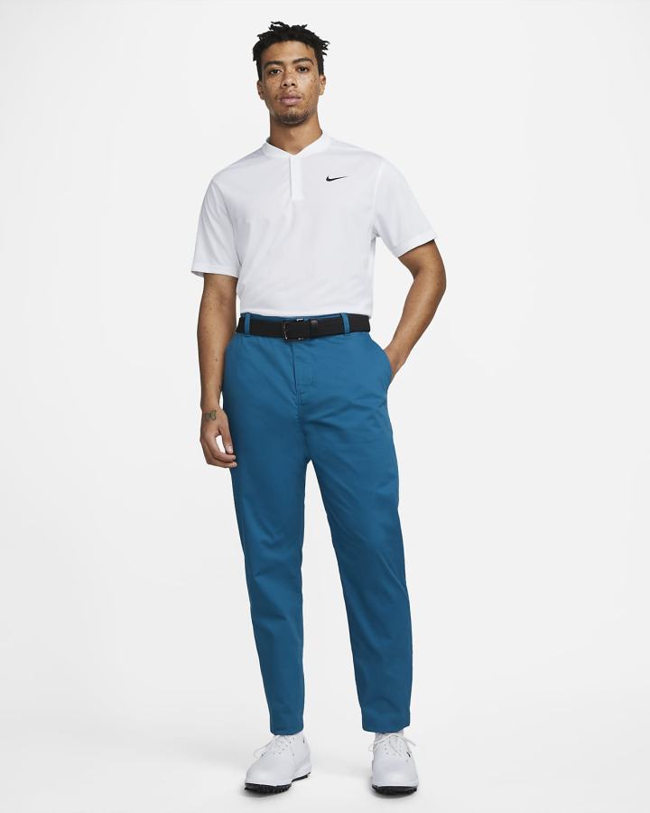 Pantalones Nike Dri-FIT UV Standard Fit Golf Chino Hombre Azules | GQAKI-4619